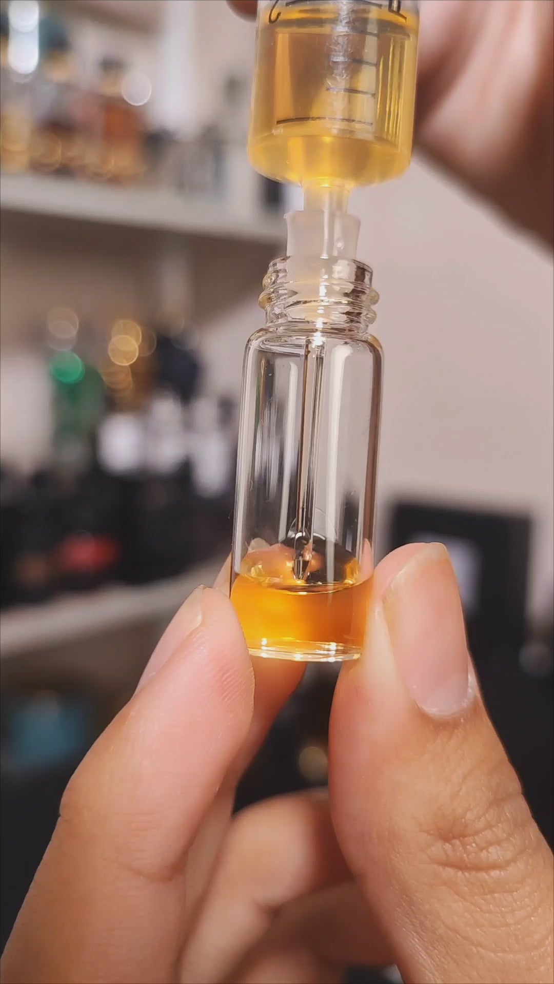 Load video: Our decanting process.